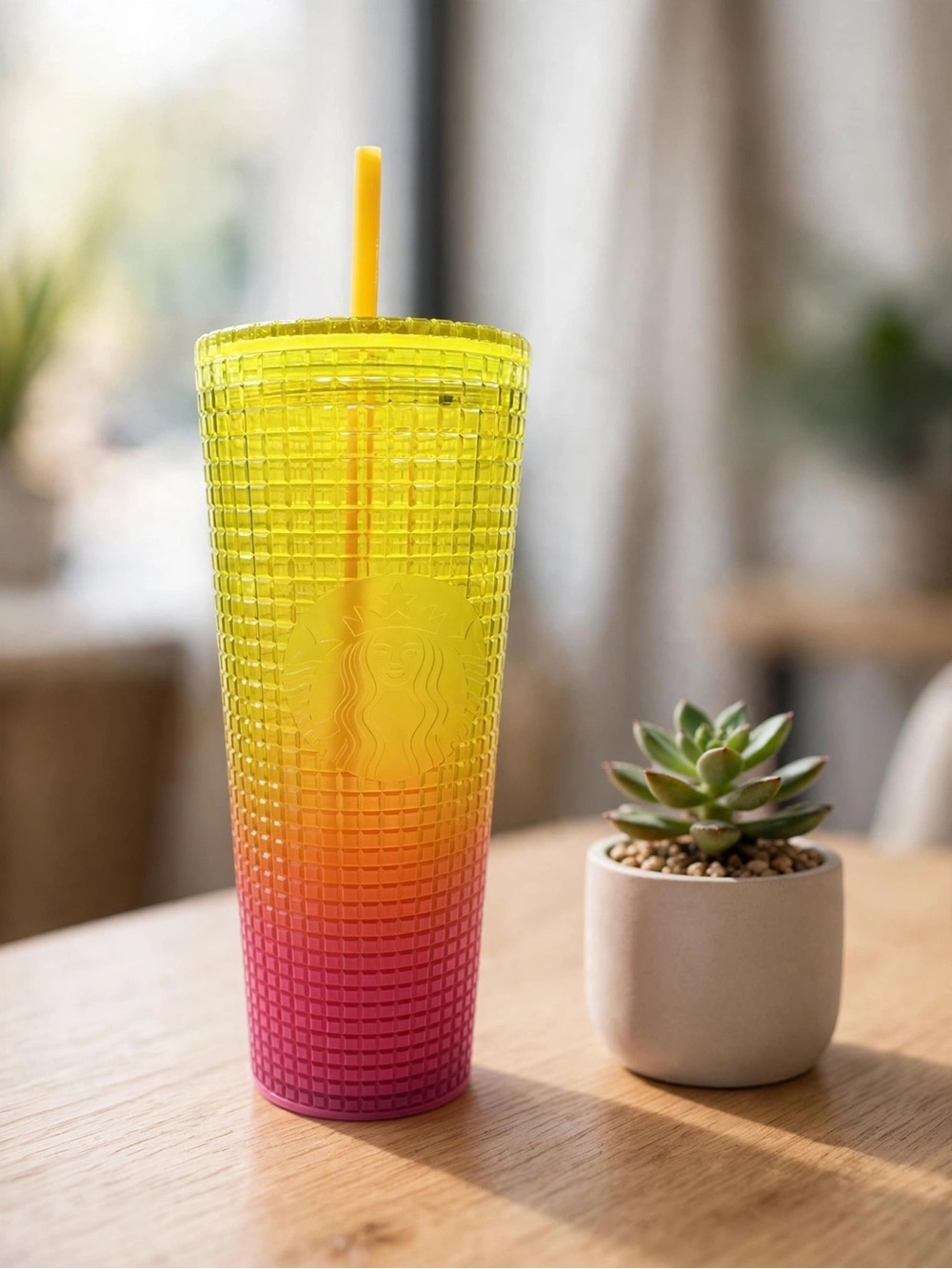 Starbucks Ombre Grid Cold Cup Tumbler